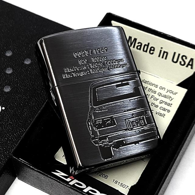 ZIPPO ライター 限定 スカイラインGT-R ブラックサテン&ミラー 両面加工 ジッポ 日産公認モデル GTR-KPGC10 シリアルナンバー入り かっこいい ハコスカ 旧車 メンズ 黒 ギフト プレゼント_6