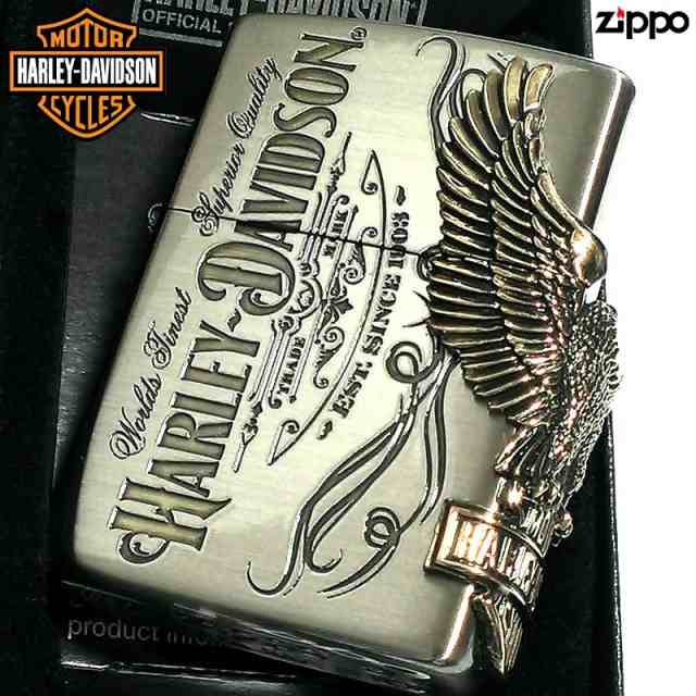 メンズHarley-Davidson Zippo ライター ゴールド - www