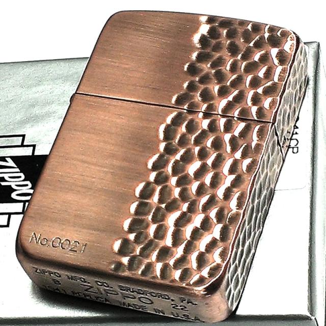ZIPPO 限定 ライター 1941復刻モデル 4面ハンマートーン 銅古美
