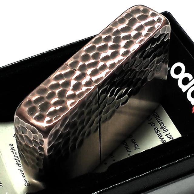 ZIPPO 限定 ライター 1941復刻モデル 4面ハンマートーン 銅古美