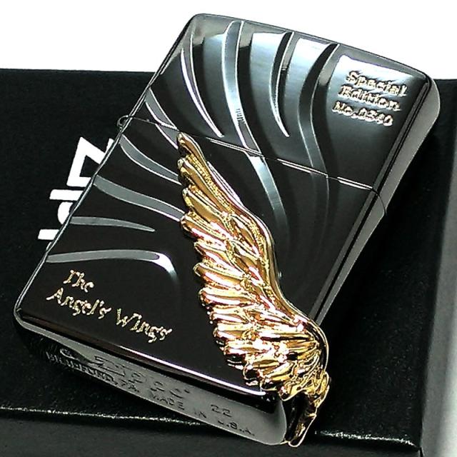 ZIPPO ライター エンジェルウイング 限定 天使の羽 ブラック ZIPPO ライター エンジェルウイング 限定 天使の羽 ブラック