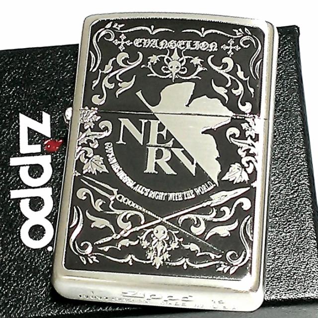 ZIPPO エヴァンゲリオン ネルフマーク ジッポ ライター 限定 シリアル入り 銀古美仕上げ アンティーク かっこいい メンズの通販は 10,198円