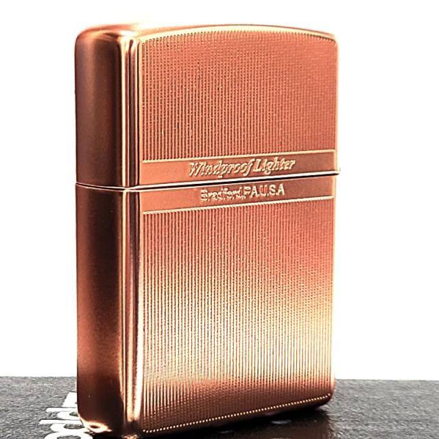 ZIPPO ライター アーマー 唐草＆ストライプ マットピンク＆シルバー お洒落 アラベスク 両面柄違い加工 マット加工 かっこいい ジッポー 綺麗 メンズ レディース ギフト プレゼント_7