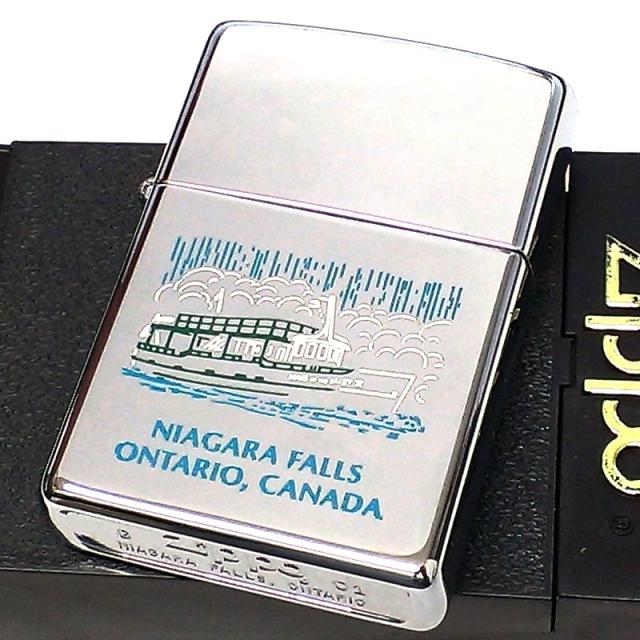 ZIPPO ライター ナイアガラの滝 2001年製 カナダ オンタリオ製 廃盤