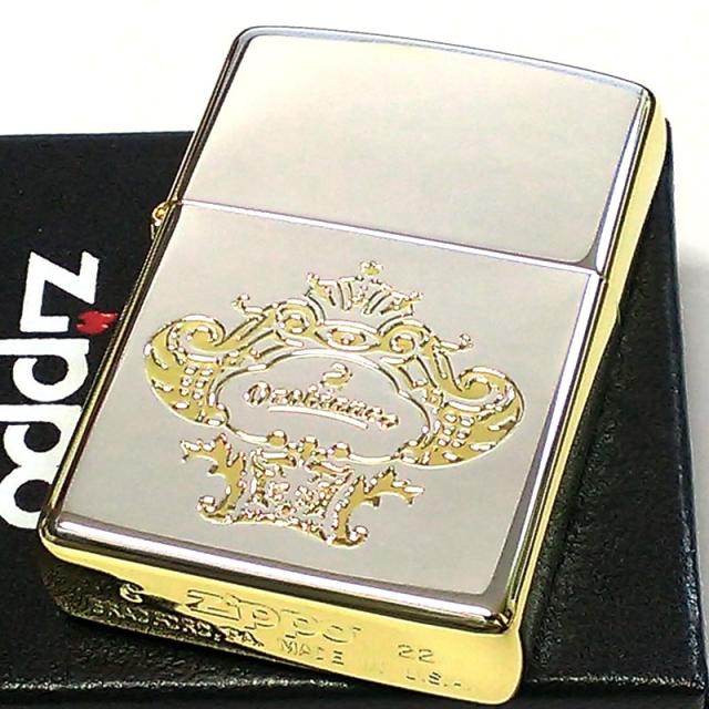 ZIPPO オロビアンコ シルバー＆ゴールド 金銀 ロゴ ブランド ジッポ ライター Orobinco かっこいい イタリア 金差し シンプル メンズ ミラノ ギフト プレゼントの通販は