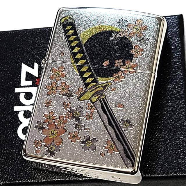 ZIPPO 和柄 刀 ジッポー ライター シルバー かっこいい 銀 日本 おしゃれ お守り メンズ プレゼント ギフト