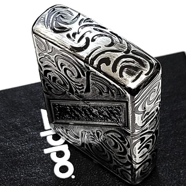 ZIPPO ライター ペアセット アーマー 限定50個生産 ヴェネチアンライン アンティーク シルバー ゴールド シリアルナンバー入り 燻し仕上げ 彫刻 ユーズド加工 重厚 かっこいい おしゃれ 高級 お揃い 色違い メンズ レディース ギフト プレゼント_7