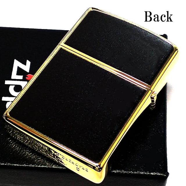 ZIPPO ライター ゴールド ブラック ウィンディガール ジッポ Windy G Series シンプル 金 黒 かわいい おしゃれ レトロ 両面加工 レディース_2