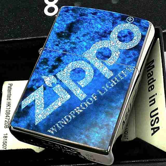 ZIPPO ライター グラデーション Zippo Logo ブルー ジッポ ロゴ 