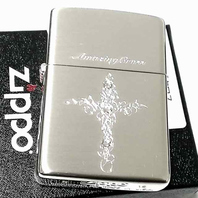 ZIPPO ライター ジッポ アメージングクロス スワロフスキー かっこいい