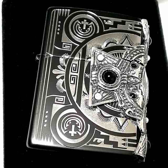 ZIPPO ライター インディアンスピリット ジッポ マッドブラック