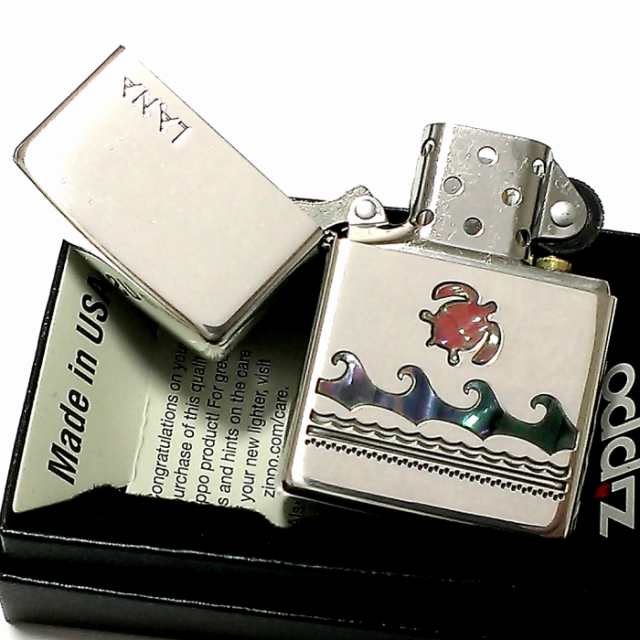 ZIPPO ライター ハワイアン ジッポ LANA 天然シェル シルバー 可愛い ジッポー レディース かわいい ラナ おしゃれ ギフト