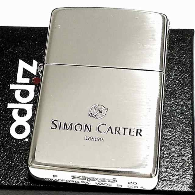 zippo☆SIMON CARTER☆シルバーペイズリー☆BK☆ジッポ ライター