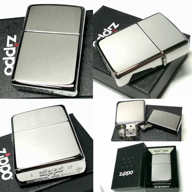 ZIPPO 5点 セットフリント 石 オイル タバコケース 携帯灰皿 アーマー