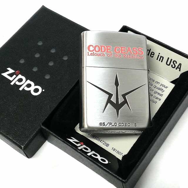 ZIPPO ライター アニメ コードギアス 反逆のルルーシュ カレン シルバー ジッポー 銀 両面加工 彫刻 色差し かっこいい キャラクター｜au  PAY マーケット