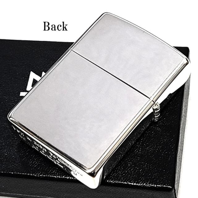 ZIPPO ライター 刀 重厚メタル ジッポ ロゴ 彫刻 武士道 かっこいい 侍 シルバー おしゃれ 日本 ギフト 和柄 メンズ プレゼント_3