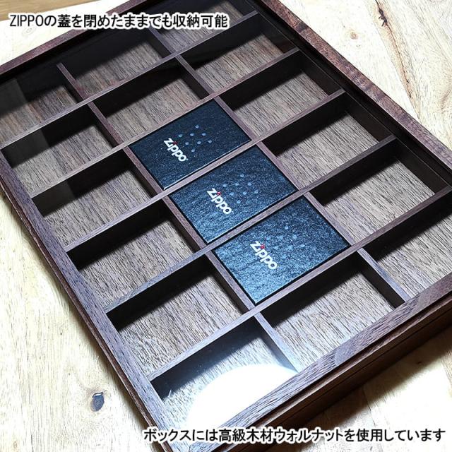 コレクションケース シンプル ZIPPO収納 おしゃれ 喫煙具収納 壁掛け 紐付き ウォルナット マグネット開閉式 アンティーク 雑貨 グッズ収納 木製 インテリア メンズ アンティーク コレクター 店舗 プレゼント ギフト_8