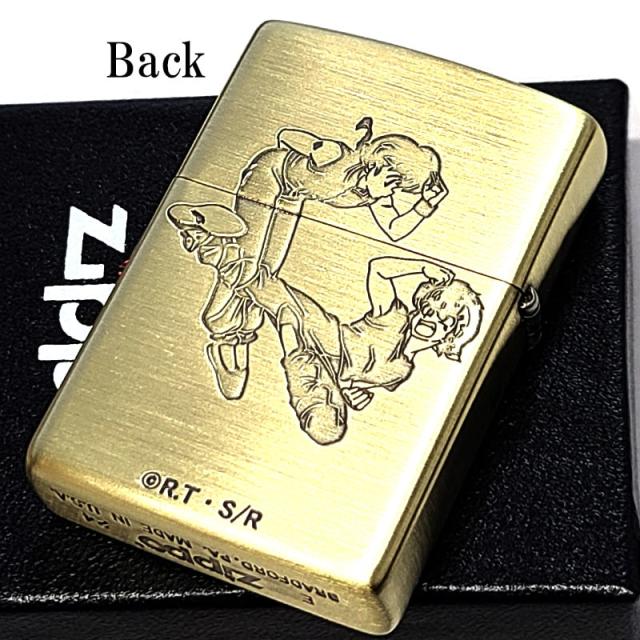 ZIPPO ライター らんま1/2 ロゴ アニメ ジッポ 早乙女乱馬 ゴールド 