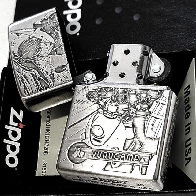 ZIPPO ライター ゆるキャン△ 孫☆ライダーズ シーズン3 ジッポー 彫刻 3面加工 シルバー 可愛い キャンプ アニメ キャラクター かわいい メンズ レディース ギフト プレゼント_4