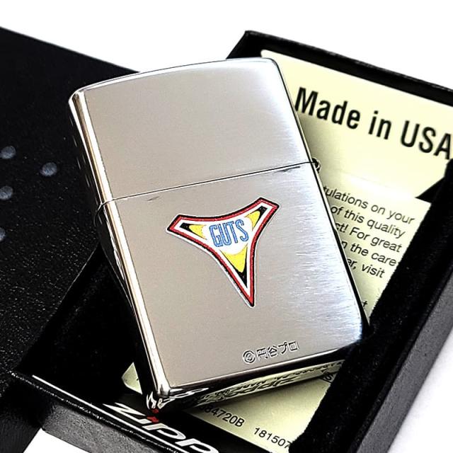 ZIPPO ライター ウルトラマン ティガ ジッポ アジア限定 両面加工 アニメ 円谷プロ 特撮 キャラクター シルバー GUTS ロゴ 銀燻し 彫刻 おしゃれ かっこいい メンズ ギフト プレゼント_5