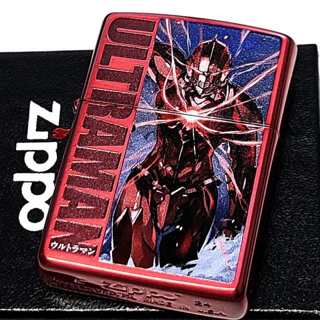 ZIPPO ライター 漫画版ウルトラマン リミッター解除状態 両面加工 アジア限定 ジッポ レッド 谷プロ かっこいい キャラクター 特撮 おしゃれ 赤 メンズ ギフト プレゼント