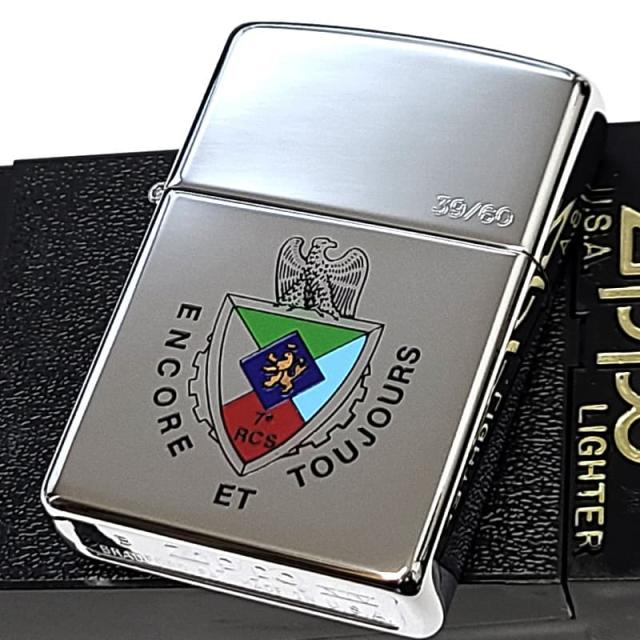 ZIPPOライター 1点物 1998年製 限定60個 フランス軍 シリアルNo.39 レア ジッポ ビンテージ おしゃれ 廃盤 珍しい ヴィンテージ 未使用品 かっこいい シルバー 絶版 メンズ ギフト プレゼント