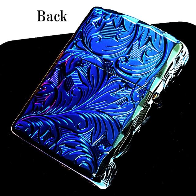 ZIPPO アーマー ジッポ ライター 5面立体彫刻 唐草 リーフ