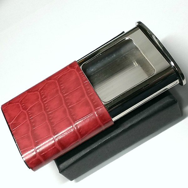 携帯灰皿 おしゃれ タスカ レッド レザー クロコ型押し 日本製 Pearl 牛本革 赤 国産 ブランド かわいい プレゼント かっこいい 屋外の通販はau Pay マーケット Zippo ライター タバコケース 喫煙具のハヤミ Au Pay マーケット店