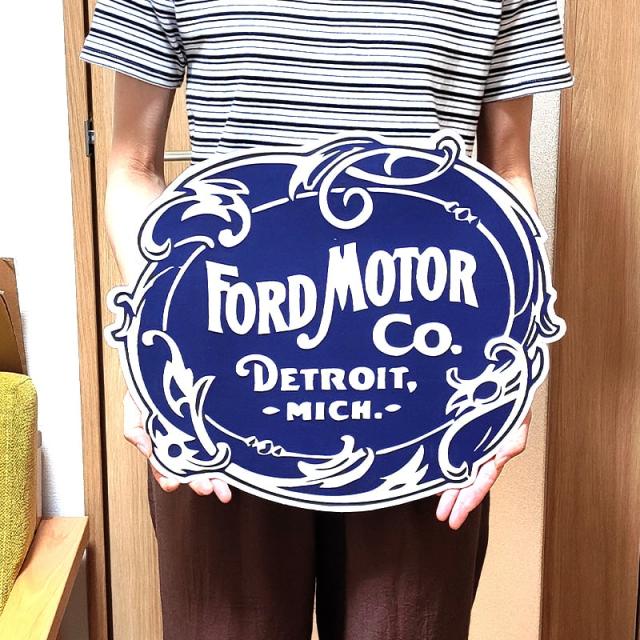 ブリキ看板 車 フォード ロゴ ブリキ看板 FORD MOTOR VINTAGE 車 