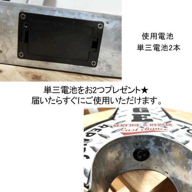 アメリカン クラシック LED Sign GARAGE 電飾看板 ガレージ 雑貨 ガレージグッズ おしゃれ 店舗 バー カフェ インテリア_2