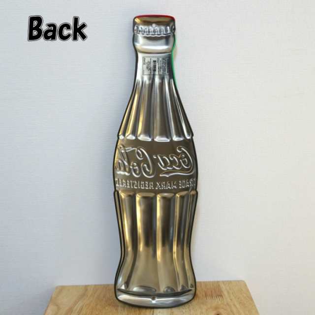 ブリキ看板 コカコーラ ボトル アンティーク ガレージ プレート 瓶型