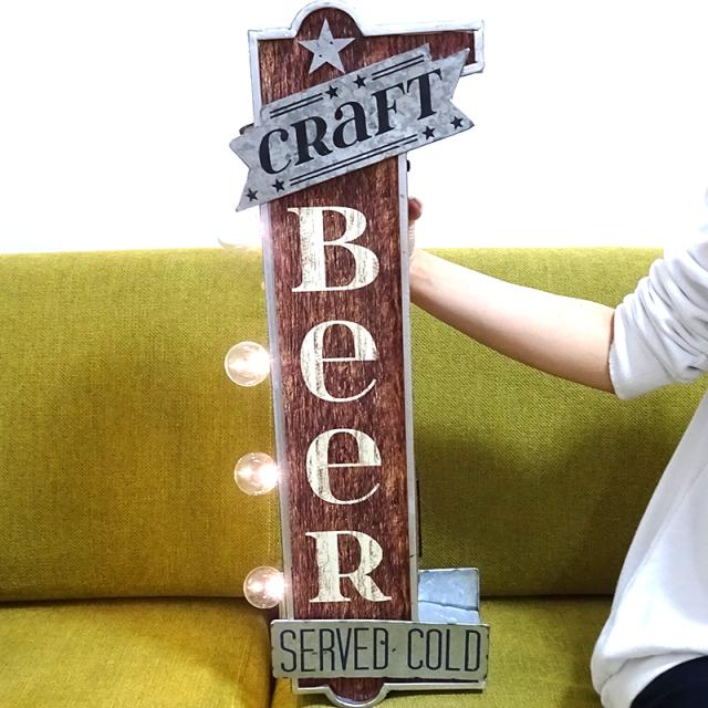 マーキーサインライト BEER ガレージ　看板　ガレージグッズ　電飾看板 インテリア アンティーク ビール 個性的_3