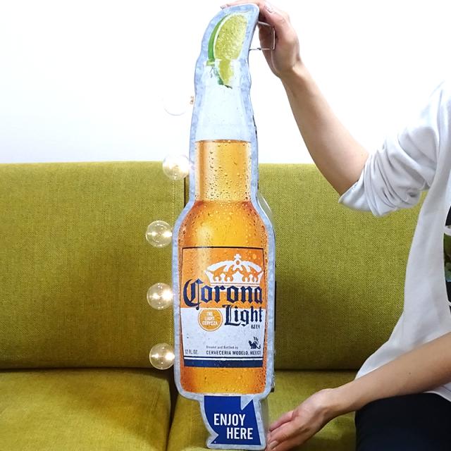 マーキーサインライト CORONA LIGHT ガレージ　看板　ガレージグッズ　電飾看板 インテリア コロナ ライト アンティーク ビール_3