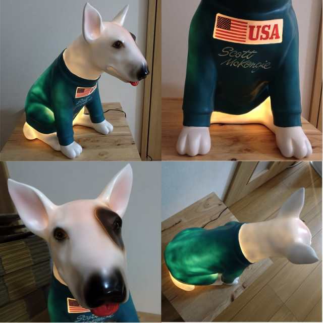 LEDライト 犬 置物 ネオン インテリア ヴィンテージ 可愛い Statue 