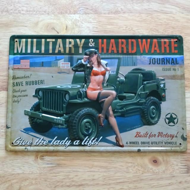 jeepメタル ブリキ ミリタリー　日本未発売 特大 メタル ブリキ 玩具 おもちゃ ミリタリー Military Willys