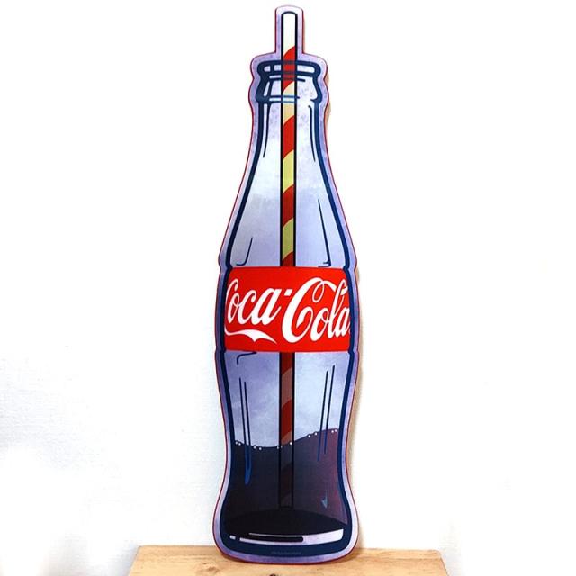 コカコーラ 瓶 レンチキュラーサイン アメリカン 看板 大きい 雑貨 Coca Cola 目立つ プレート 壁飾り 大型 アンティーク_1