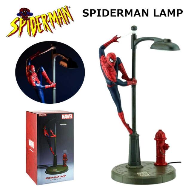 スパイダーマン ランプ MAVEL 照明 LED デスクライト かっこいい マーベルグッズ 正規ライセンス品 映画