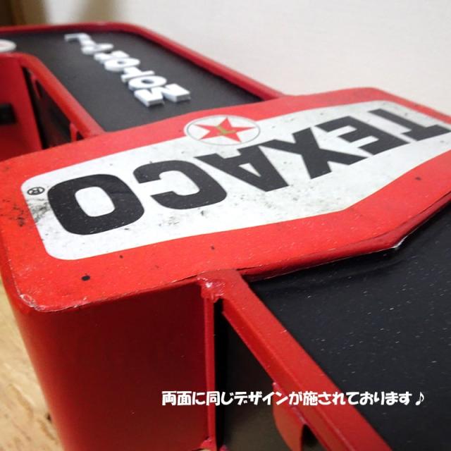 マーキーサインライト TEXACO ガレージ 看板 ガレージグッズ 電飾看板 インテリア アンティーク 個性的 壁掛け アメリカン 雑貨 おしゃれ かわいい バー カフェ お店 店舗 部屋_3