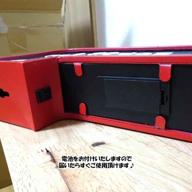 マーキーサインライト TEXACO ガレージ 看板 ガレージグッズ 電飾看板 インテリア アンティーク 個性的 壁掛け アメリカン 雑貨 おしゃれ かわいい バー カフェ お店 店舗 部屋_4