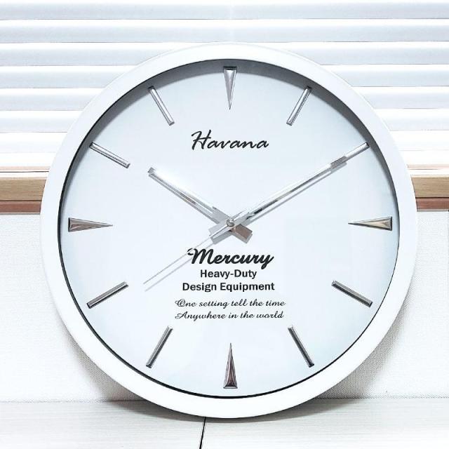 掛時計 マーキュリー 壁掛け アメリカン 雑貨 ホワイト ウォールクロック 時計 掛時計 おしゃれ マーキュリー 壁掛け アメリカン 雑貨 ホワイト