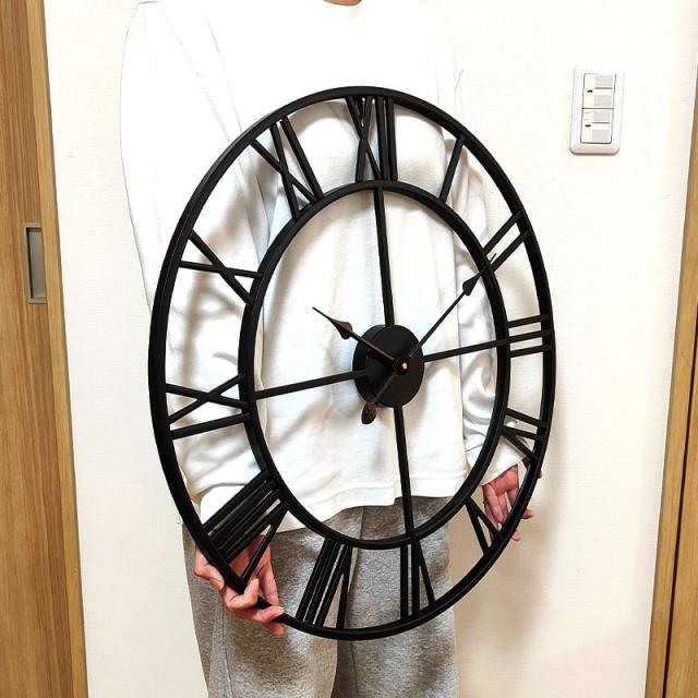 掛時計 デコラティブウォールクロック 大型 おしゃれ レトロ