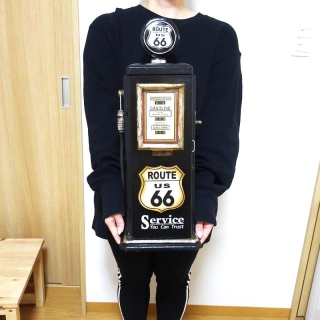 マルチキャビネット ガスポンプ ROUTE66 ルート66 ラック 棚 インテリア アメリカン 雑貨 収納 ホルダー カフェ おしゃれ