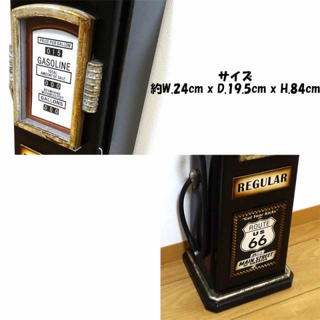 ガスポンプ CD HOLDER ROUTE66 ルート66 ラック 棚 インテリア