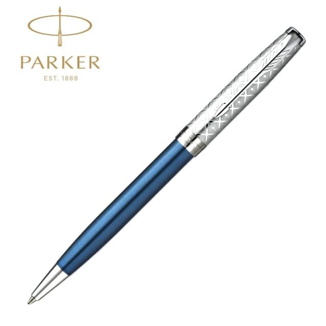 ❣️美品❣️PARKER パーカー　ソネットプレミアムボー ルペン　シルバー装飾付き ボールペン パーカー 美しい ソネット プレミアム メタル&ブルー