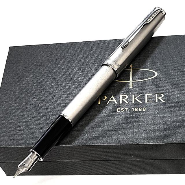 万年筆 細字 パーカー ソネット エッセンシャル サンドブラスト かっこいい おしゃれ PARKER 高級 美しい ブランド 文房具 お祝い_4