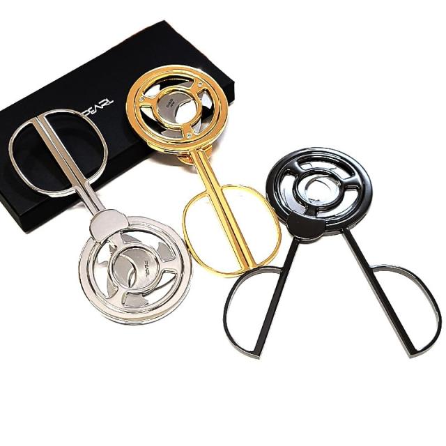 葉巻用 シガーカッター 日本製 三枚刃 トリプルブレード 全3色