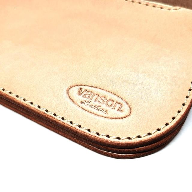 VANSON 長財布 本革製 ロングウォレット バンソン ナチュラル 二つ折り 日本製 牛革 栃木レザー かっこいい おしゃれ レザー_7
