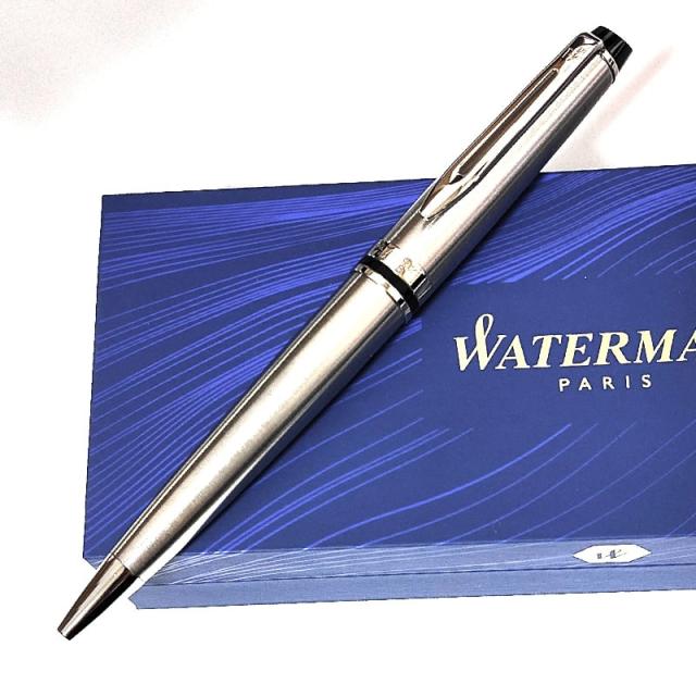 ボールペン ブランド WATERMAN ウォーターマン メトロポリタンエッセンシャル ブラック GT ボールペン 筆記用具 Waterman ウォーターマン ボールペン エキスパート メタリックシルバー
