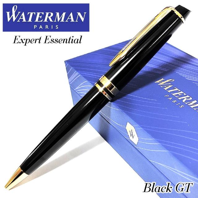 新品)WATERMAN ウォーターマン ボールペン エキスパート エッセンシャル ブラックCT（商品ID：4515592217782）詳細ページ |  万年筆 ボールペンなど高級筆記具の販売・買取｜キングダムノート 【新品】ウォーターマン エキスパート エッセンシャルブラックGT ボールペン