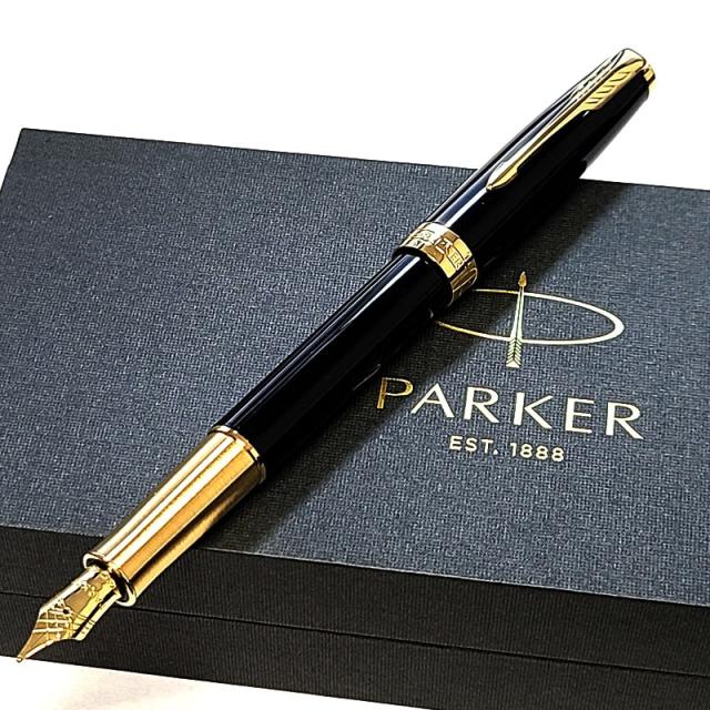 万年筆 パーカー ソネット ラックブラック ゴールド 美しい ブランド 文房具 PAKER シンプル 高級 かっこいい お祝い おしゃれ_1